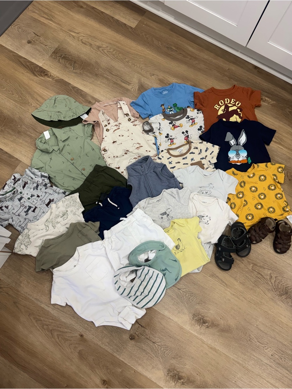 Baby Clothes Lot - Mixed Colors Including sandals Size 5